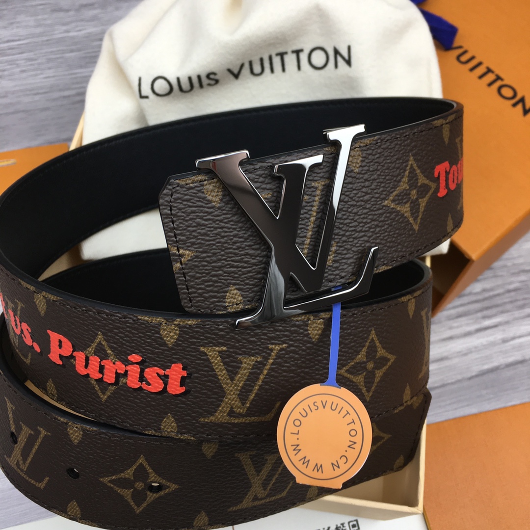 Louis Vuitton LV Men's Reversible Canvas Belt