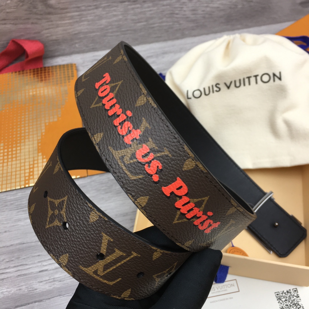 Louis Vuitton LV Men's Reversible Canvas Belt