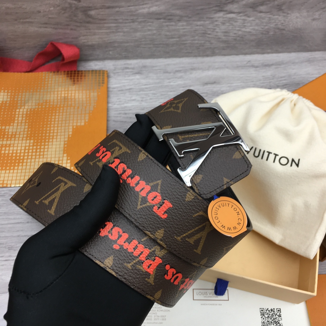 Louis Vuitton LV Men's Reversible Canvas Belt