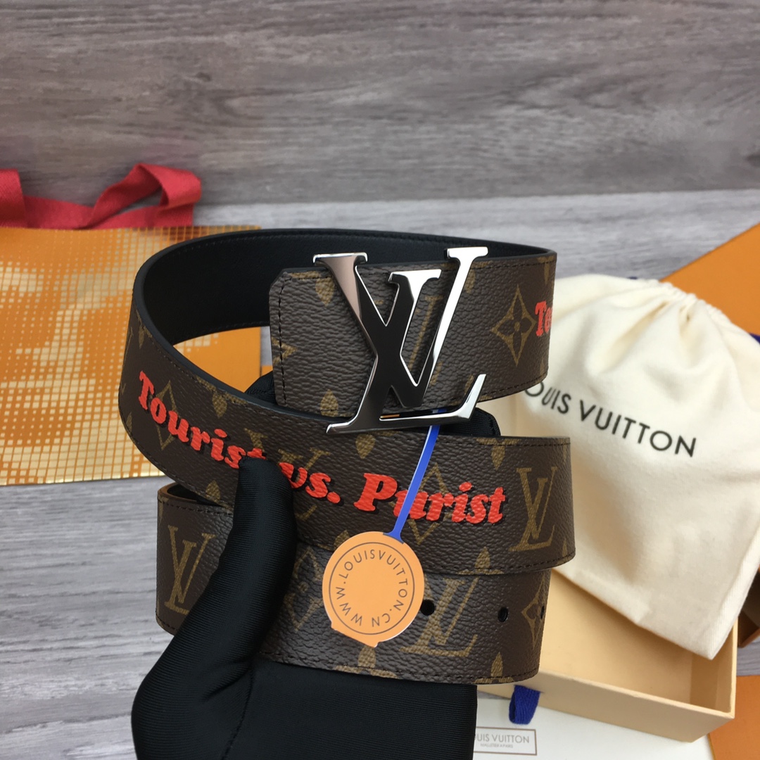 Louis Vuitton LV Men's Reversible Canvas Belt