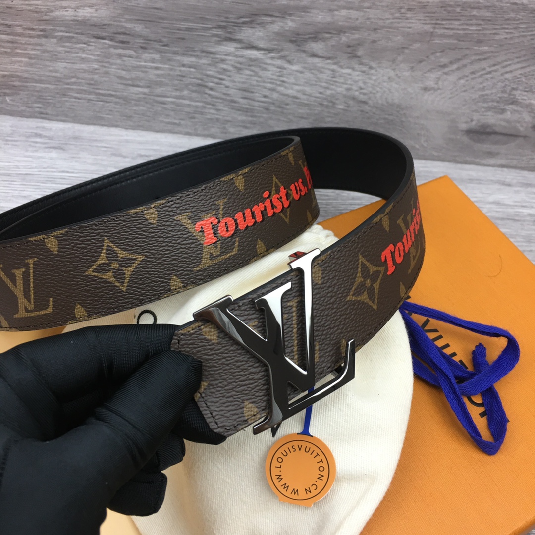 Louis Vuitton LV Men's Reversible Canvas Belt