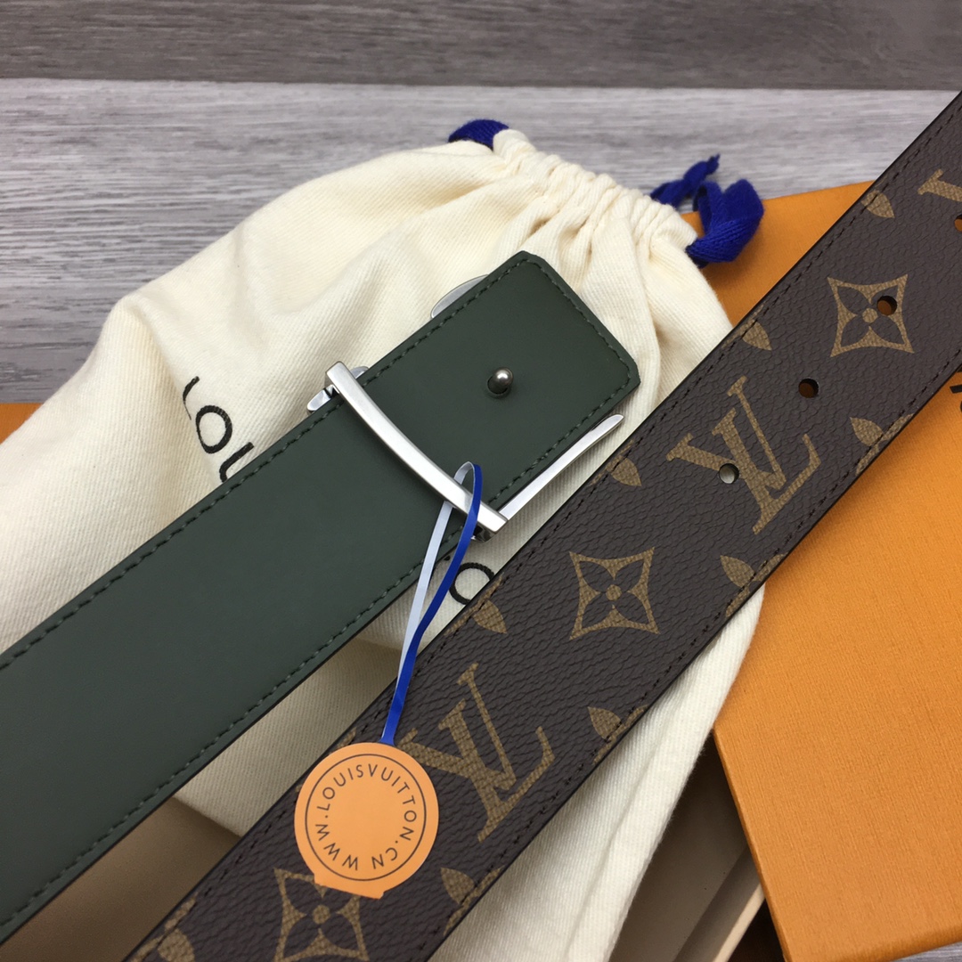 Louis Vuitton LV Men's Reversible Canvas Belt