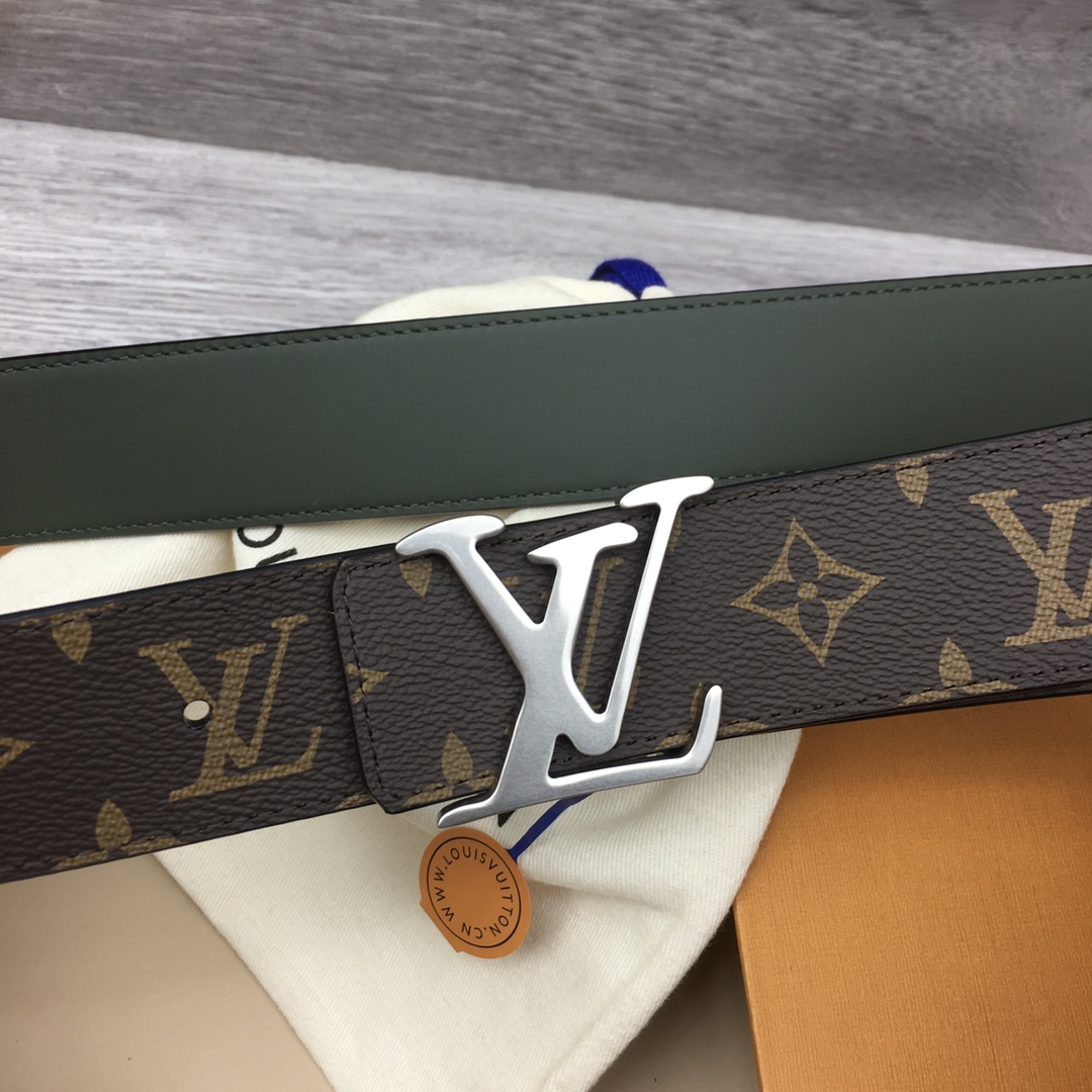 Louis Vuitton LV Men's Reversible Canvas Belt
