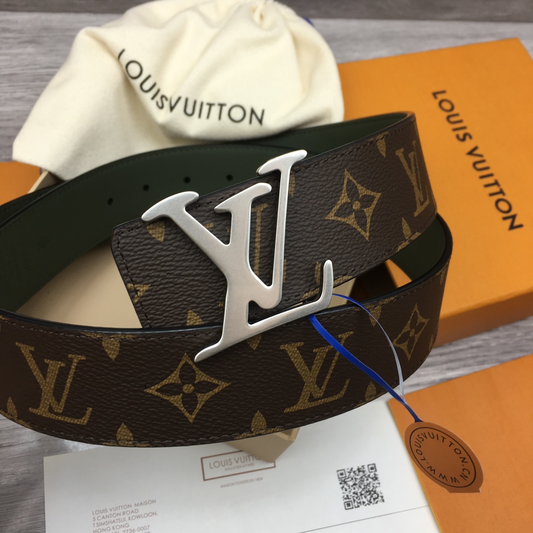 Louis Vuitton LV Men's Reversible Canvas Belt