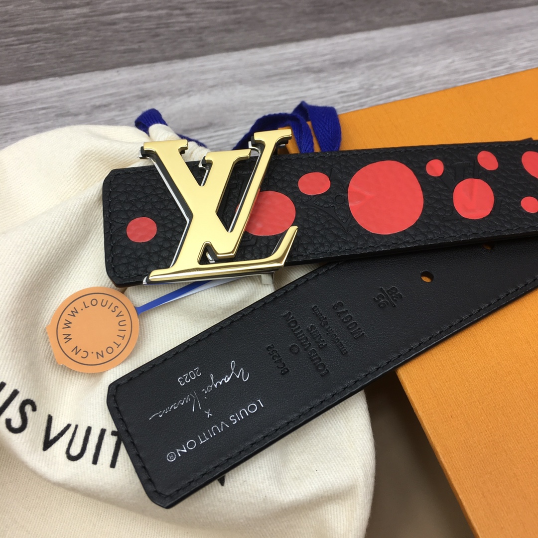 Louis Vuitton LV Yayoi Kusama Collaboration Men's Premium Belt
