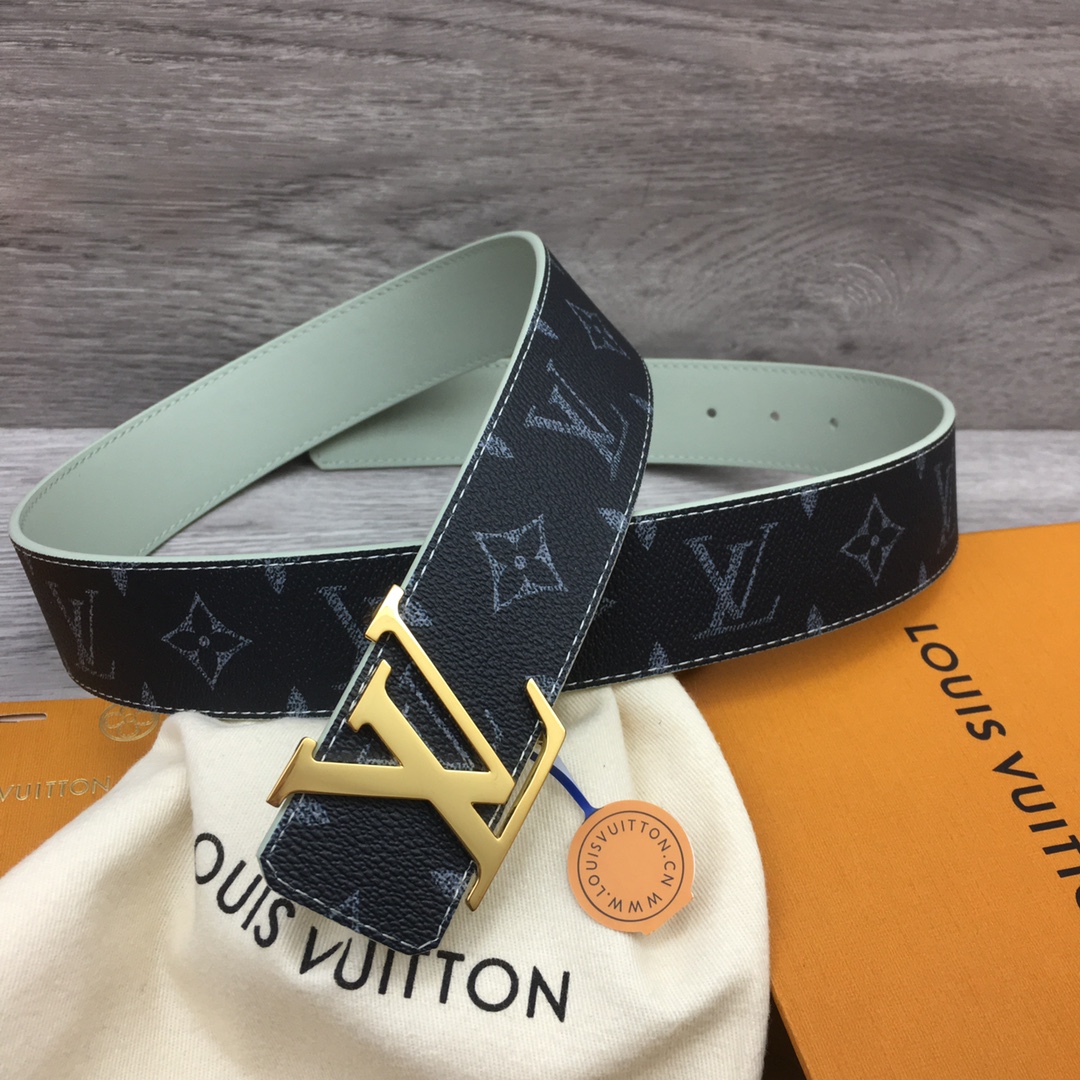 Louis Vuitton LV Custom 4cm Reversible Canvas Belt