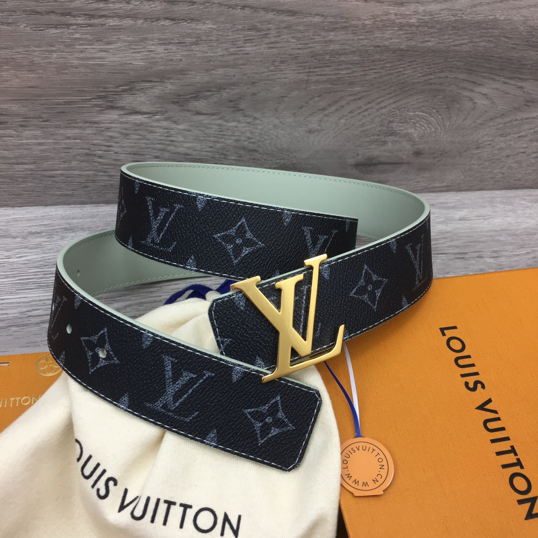 Louis Vuitton LV Custom 4cm Reversible Canvas Belt