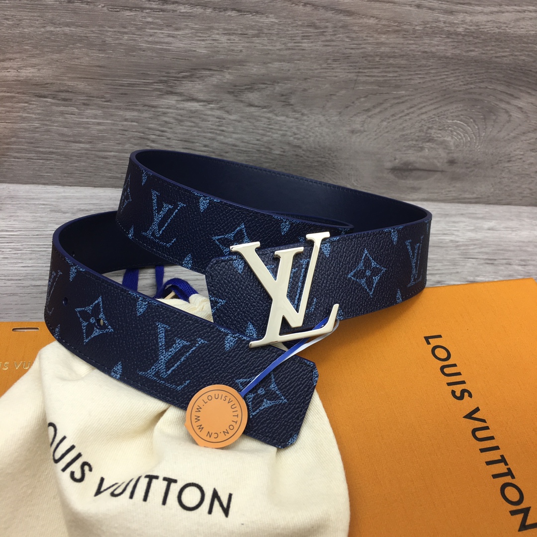 Louis Vuitton LV Custom 4cm Reversible Canvas Belt