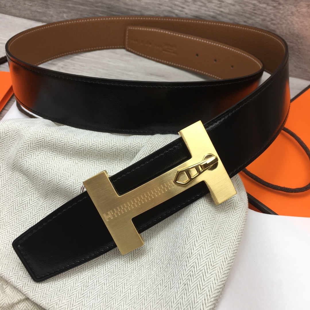 Herm??s H Men's Reversible Belt 38mm