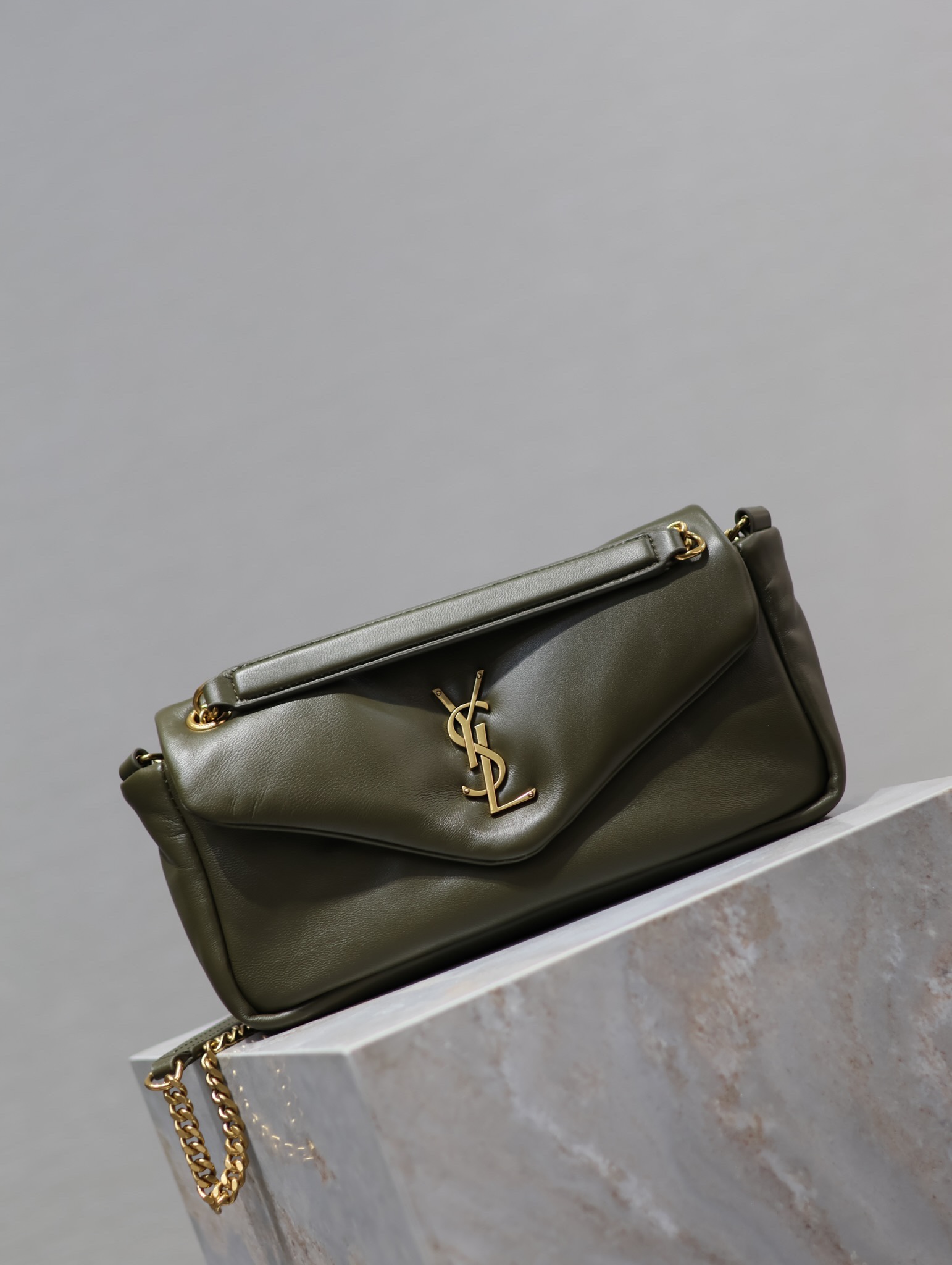 Saint Laurent Calypso Lambskin Chain Bag