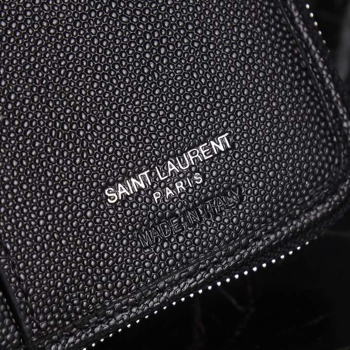 Saint Laurent SLP Short Round Zip Wallet