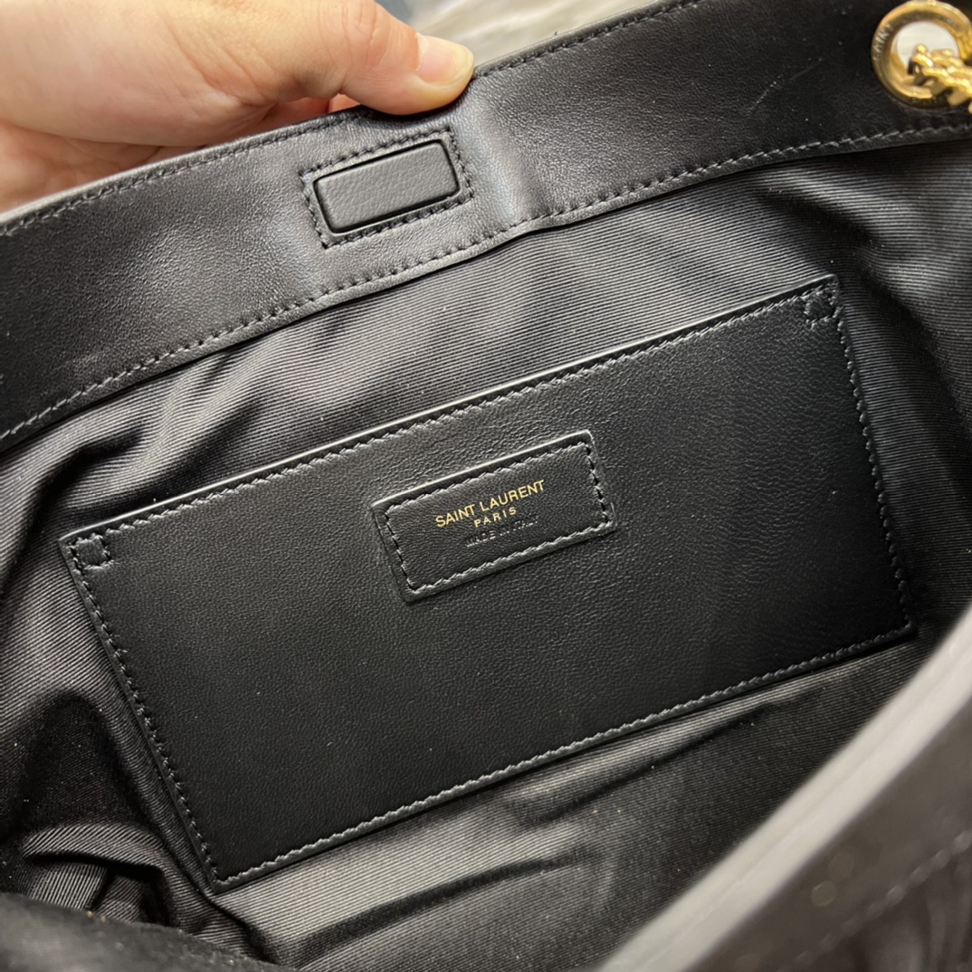 Saint Laurent YSL Grace Fringe Hobo Bag