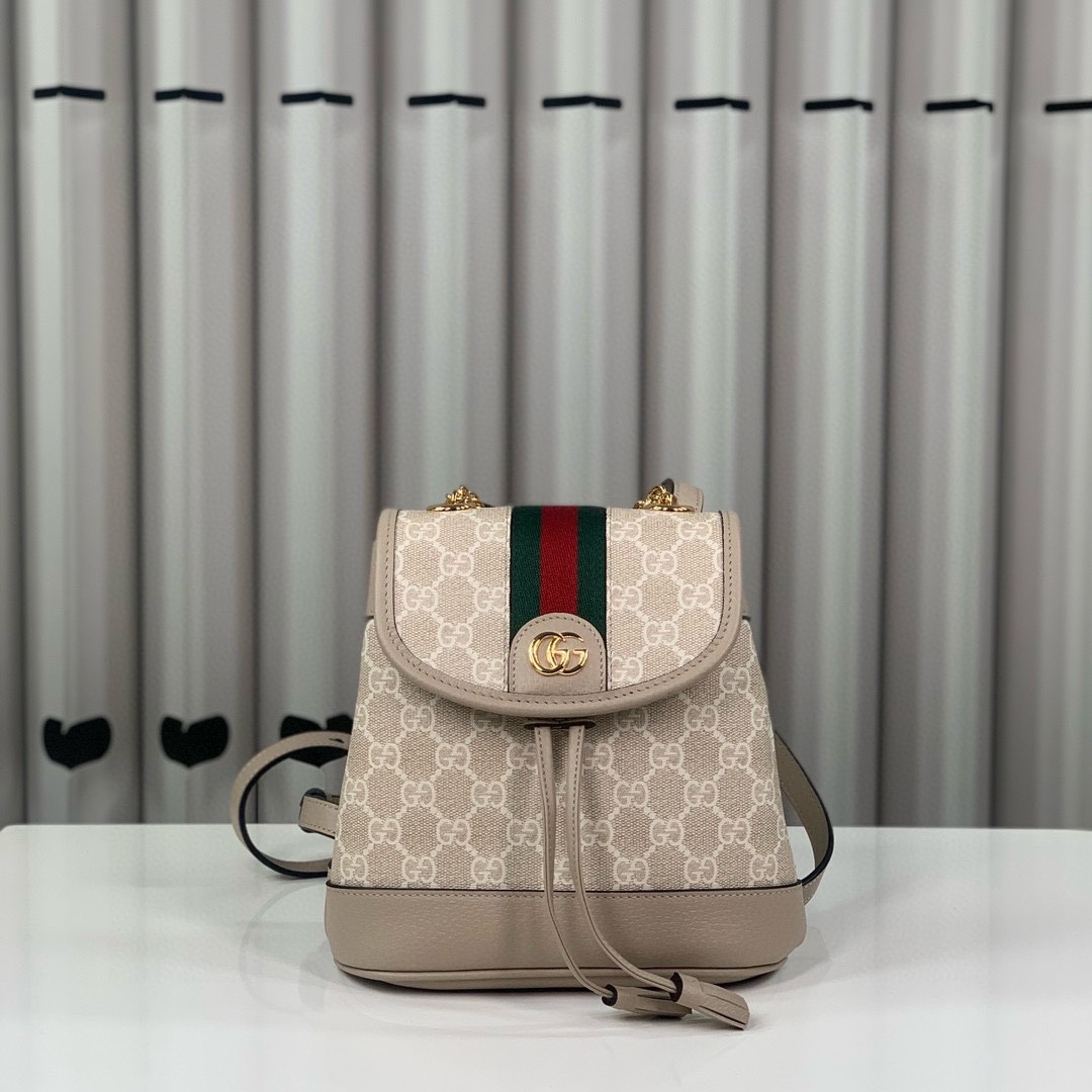 Gucci Ophidia Series Mini Backpack Light Apricot