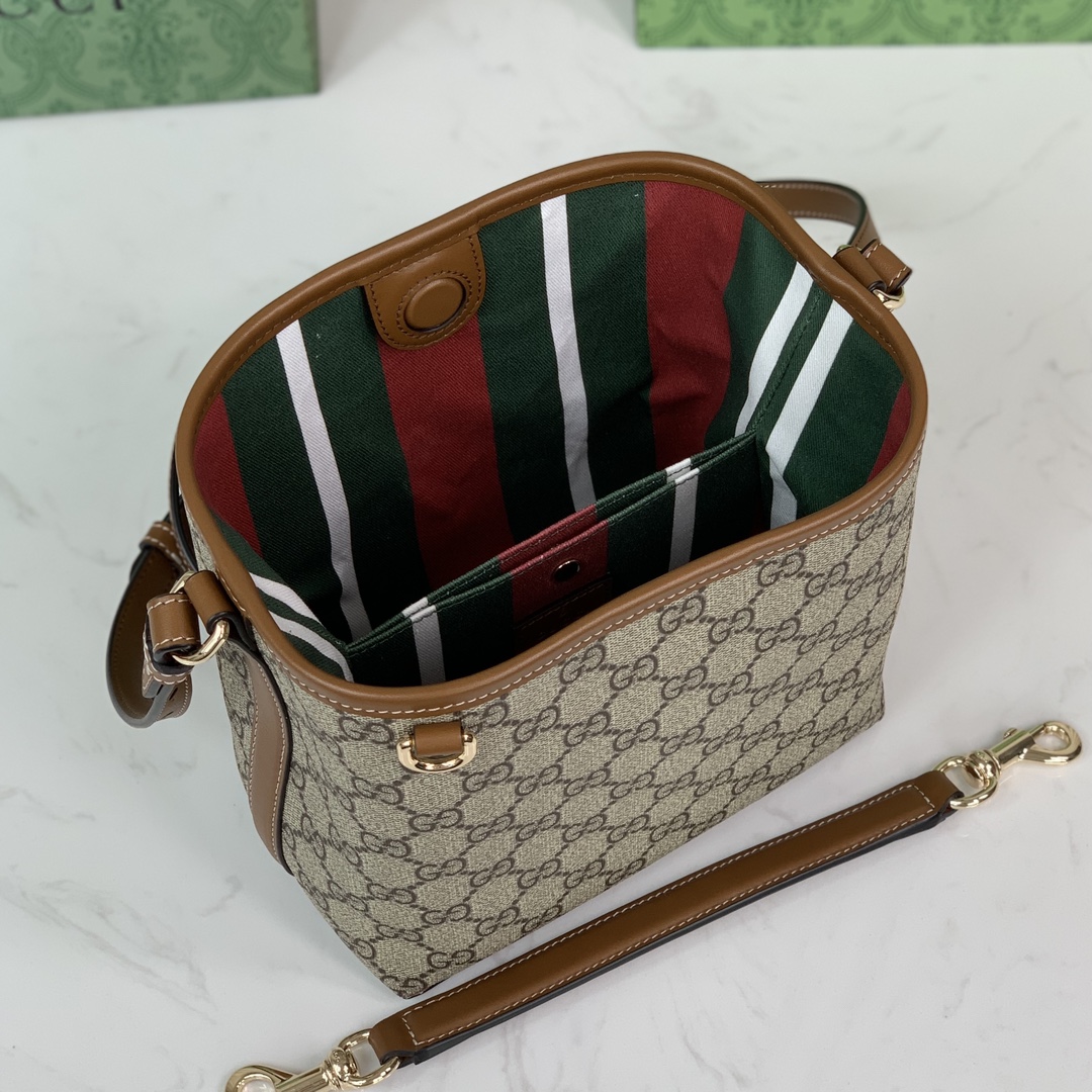 Gucci Ophidia series New shopping bags Striped webbing 815118 brown