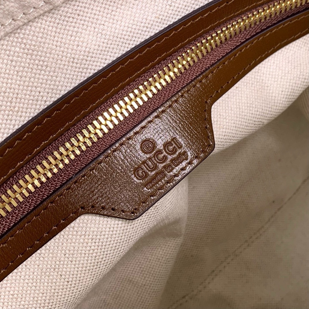  Gucci GG Retro Series Messenger Bag 675891 (Beige/Ebony)