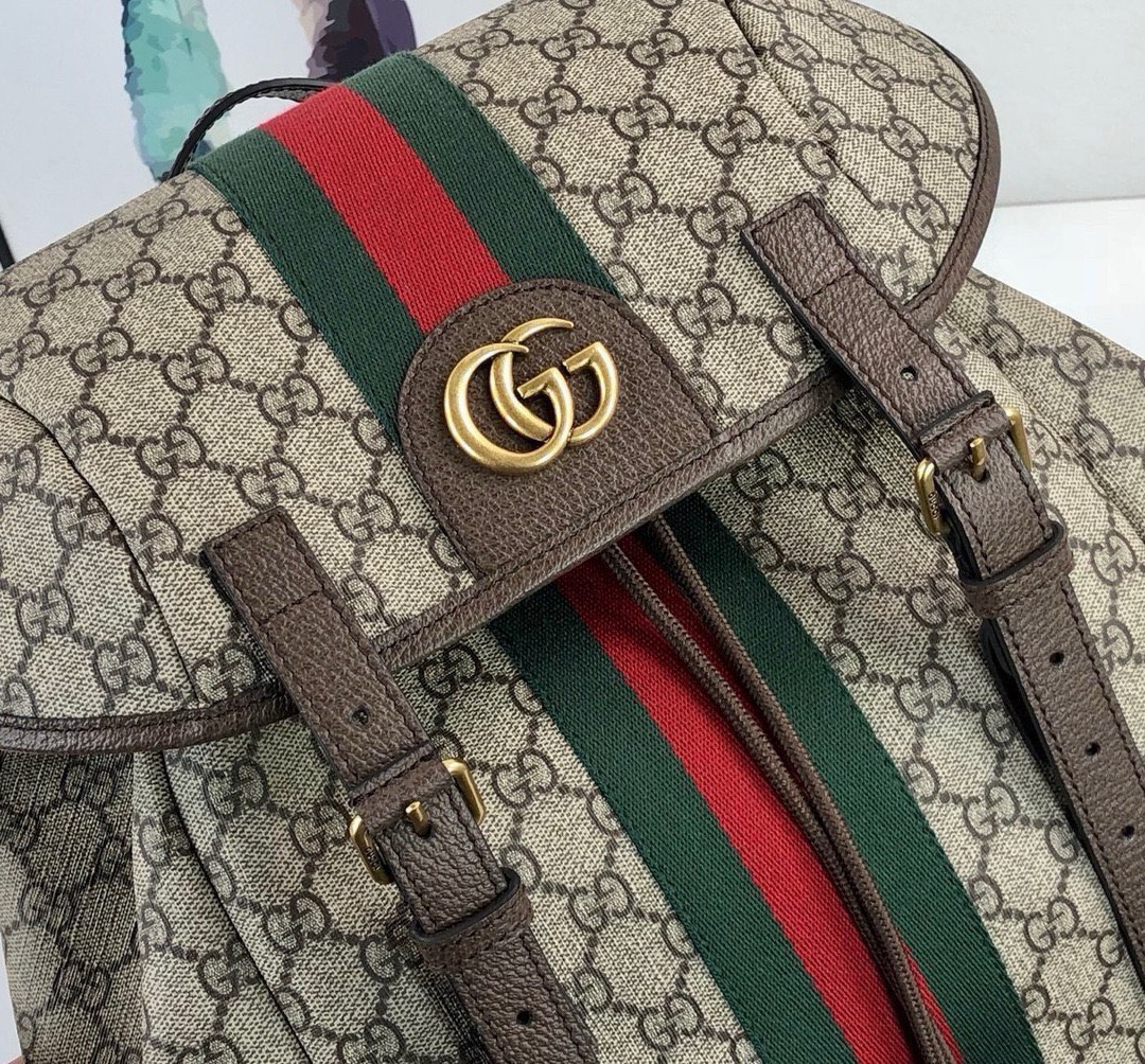 Gucci Ophidia GG Backpack 598140 Brown