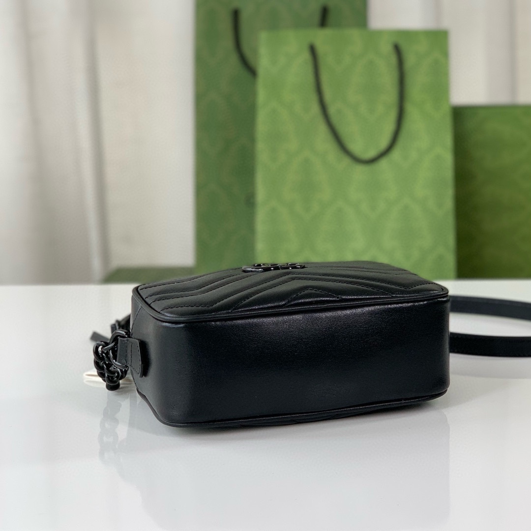 Gucci GG Marmont 634936 Shoulder Bag - Upgraded Original Leather in Black