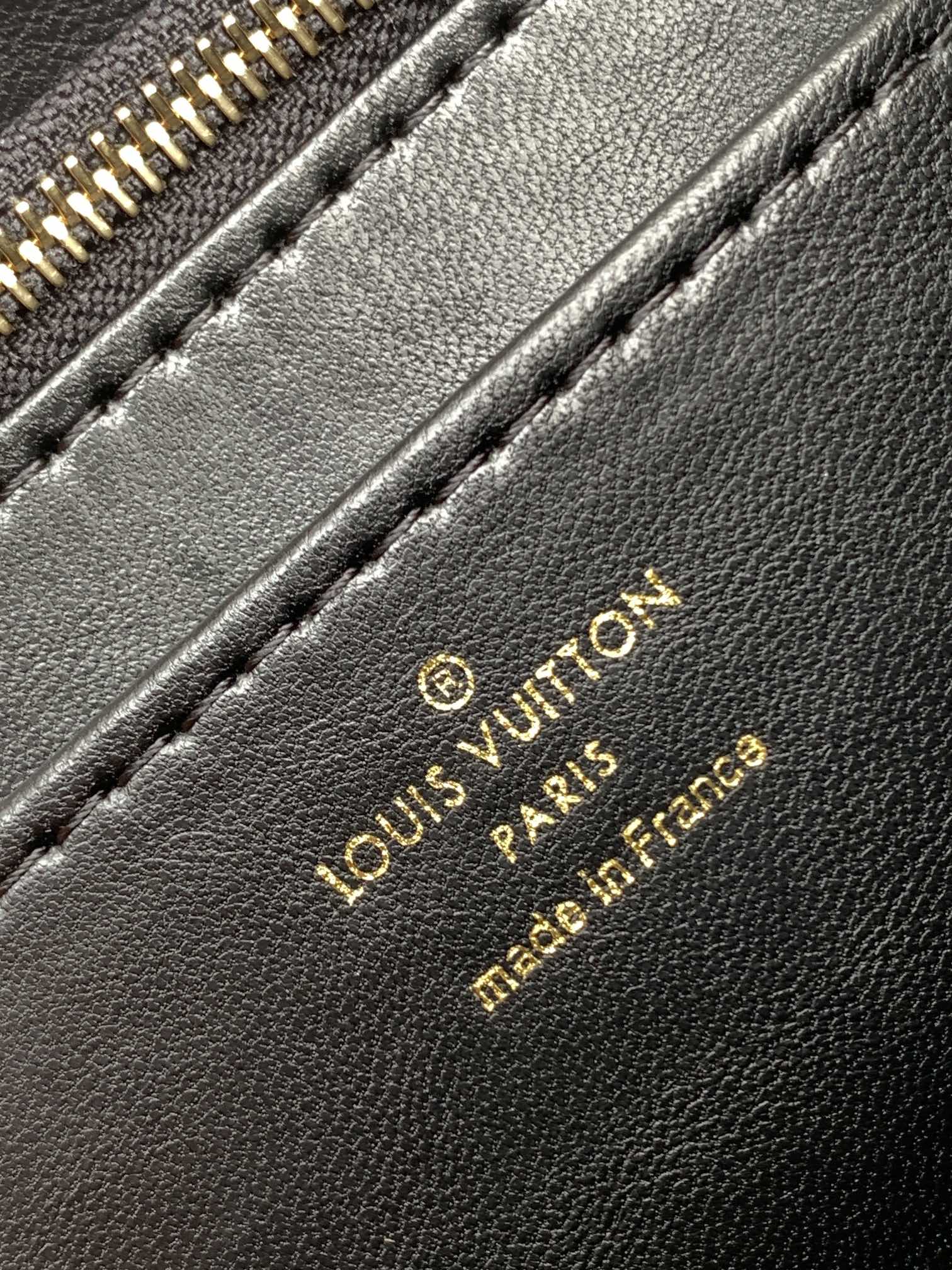 Variable Code Chip LV GO-14 Medium Lambskin Quilted Leather Handbag with Twist Lock & Adjustable Strap