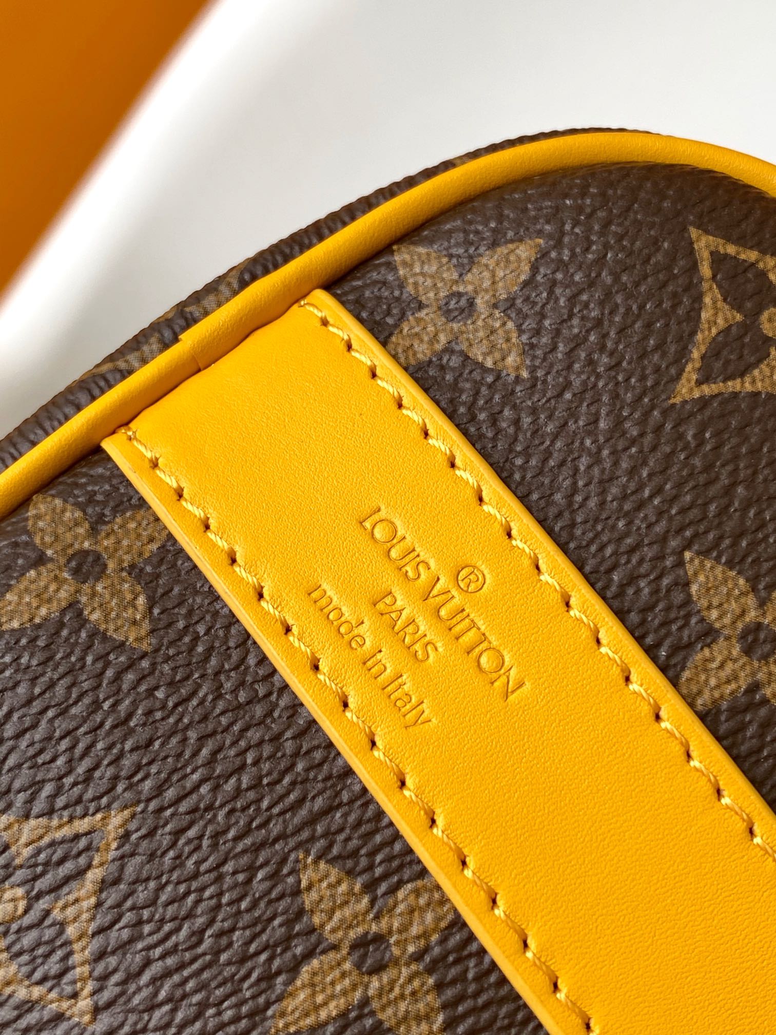 Keepall Bandouli??re 25 Handbag by Louis Vuitton LV M13166 in Yellow 
