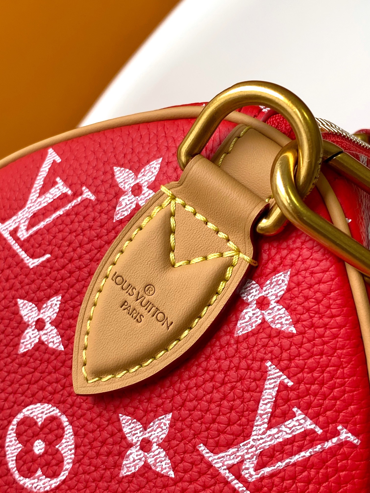 M24425 Bandouliere 25 Handbag by Louis Vuitton LV in Bright Red