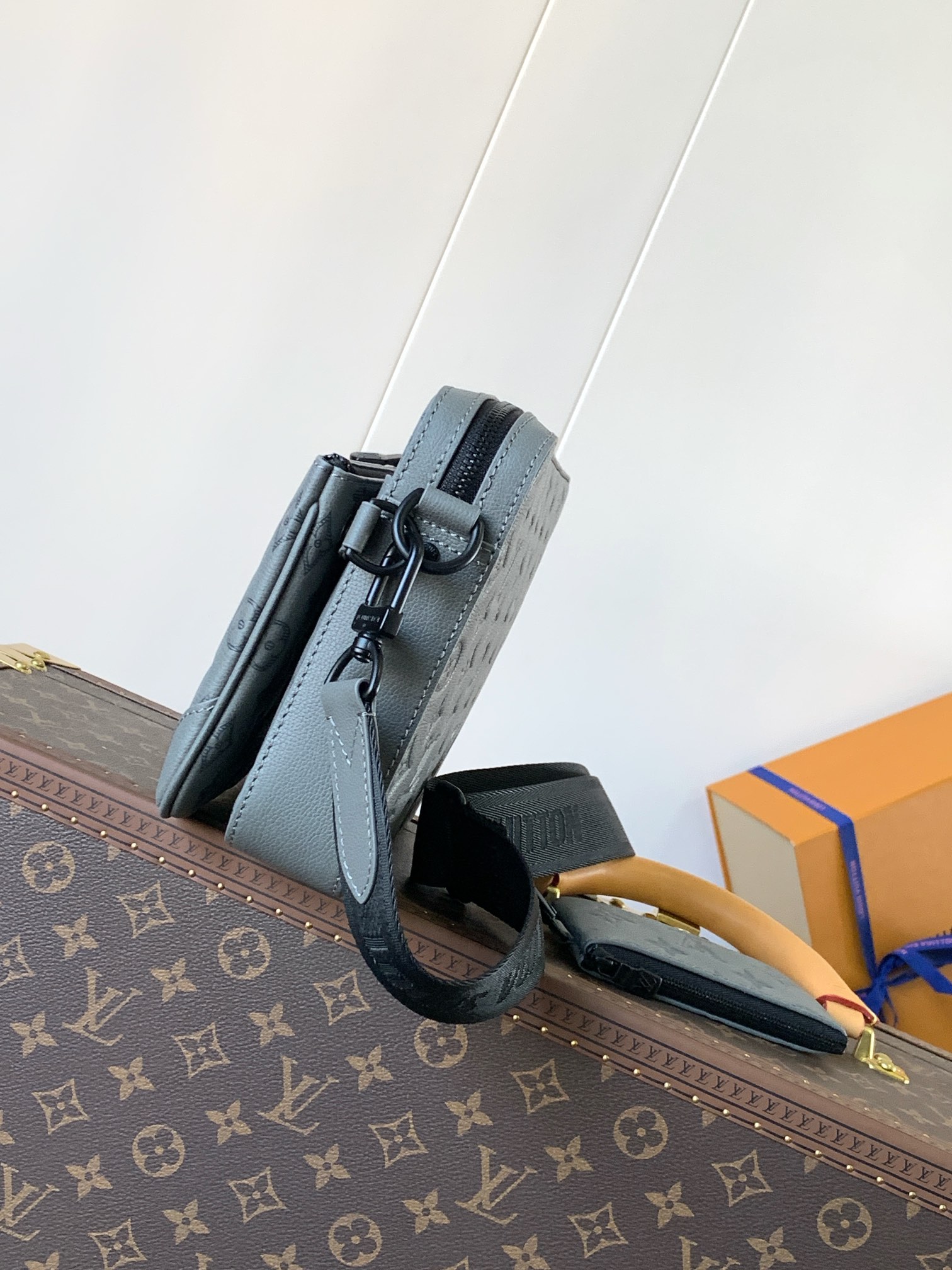 M46603 Trio Messenger Bag in Gray by Louis Vuitton LV