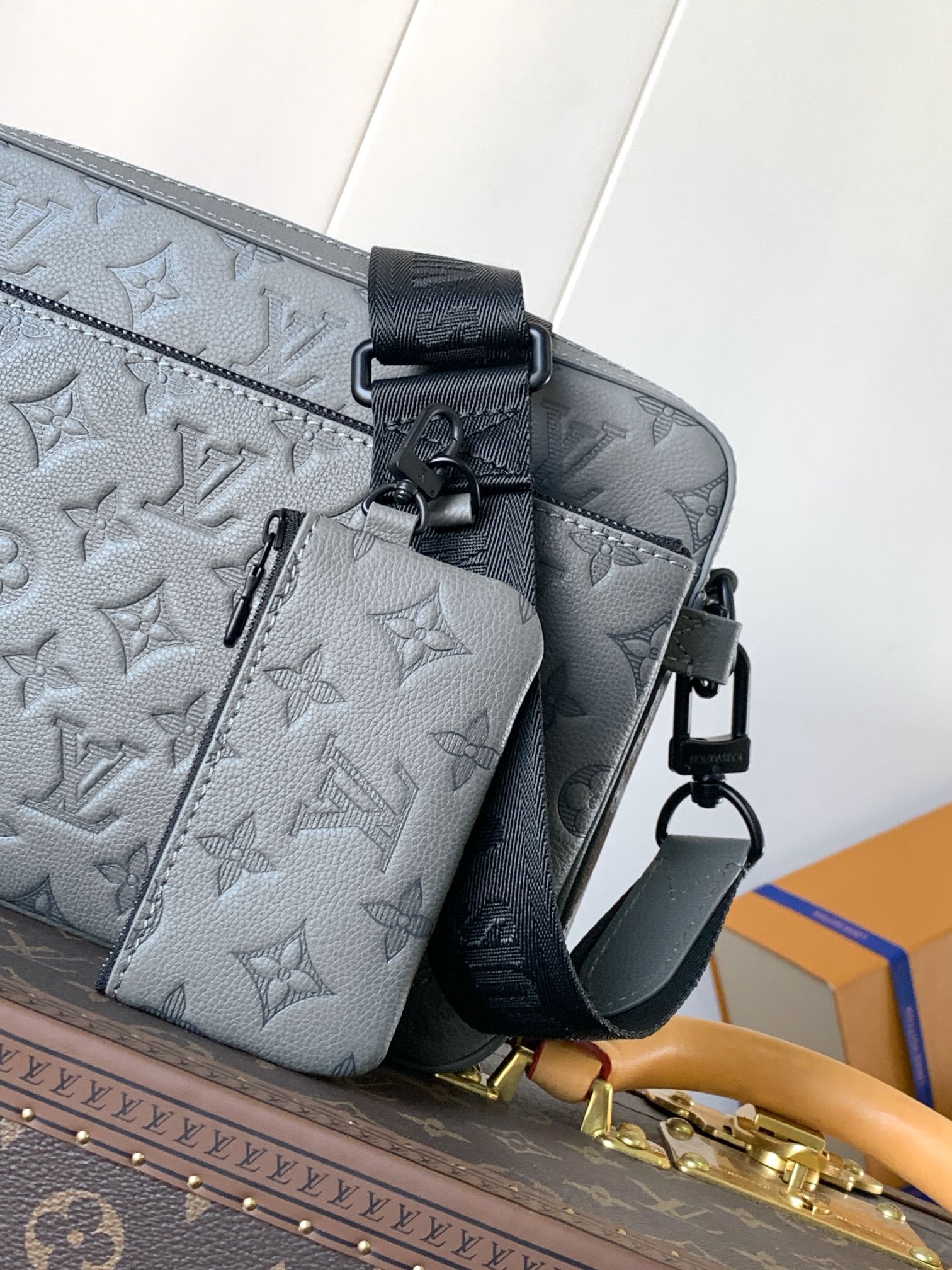 M46603 Trio Messenger Bag in Gray by Louis Vuitton LV