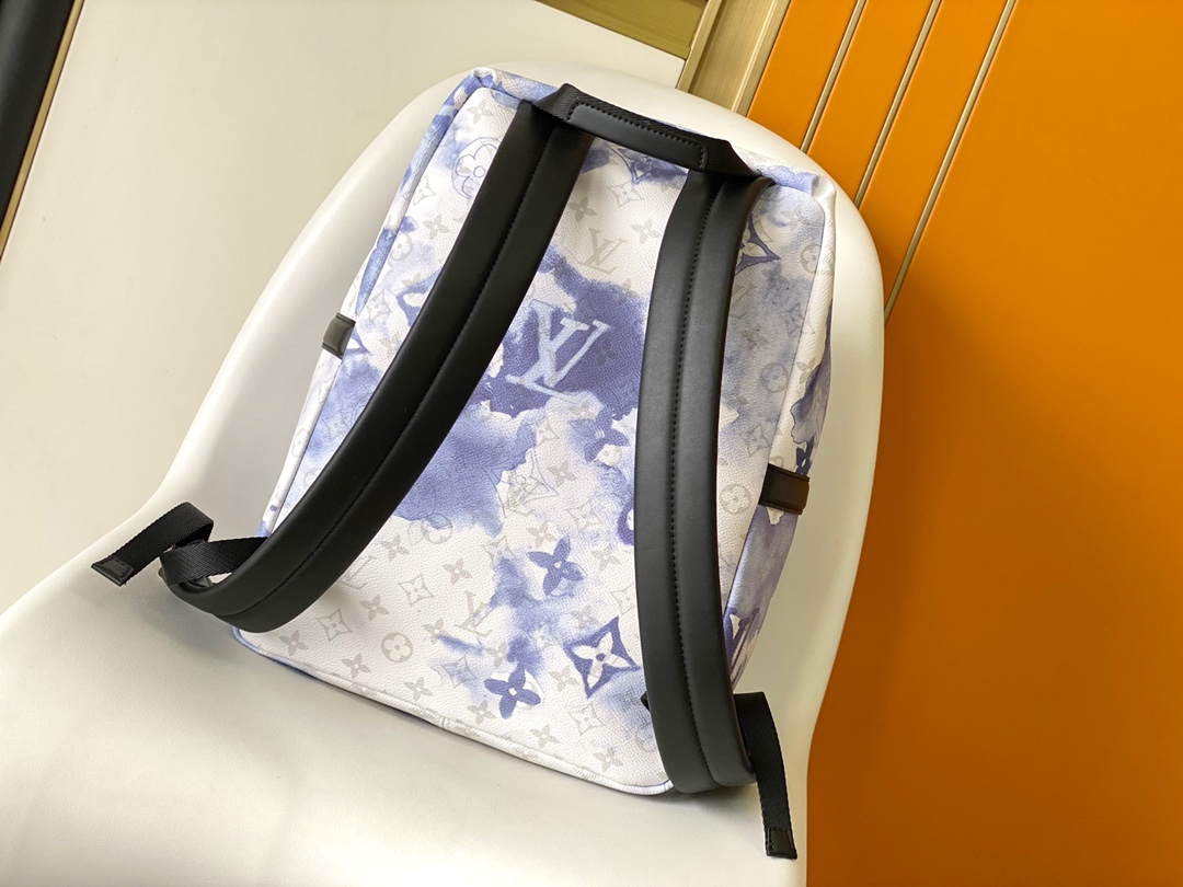 Louis Vuitton LV Discovery Backpack - Watercolor Blue Monogram (Model M45760)